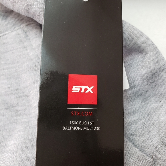 Boys Fleece Zip Up Hoodie, grey and black, sizes: S, M, and L - Picture 3 of 6